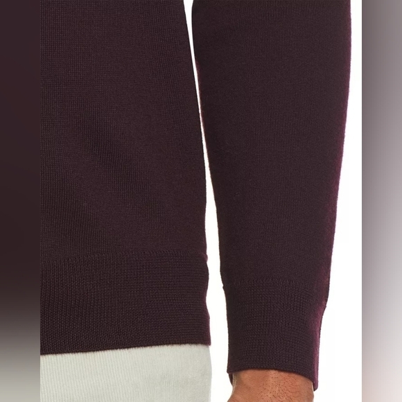 The Men's Store at Bloomingdale's Quarter-Zip Merino Sweater NWT - Picture 4 of 10